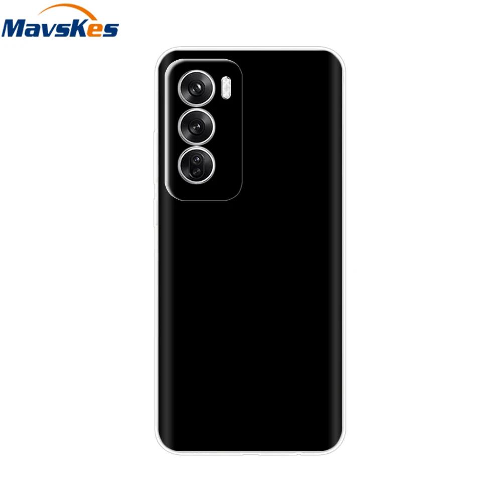 OPPO Reno 12 Pro 5G Case Fashion Flower Silicone Phone Case For OPPO Reno 12 Cover Reno12 Pro Bumper 2024 Soft Black TPU Fundas