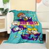 1pc Good Times,Rugrats,TommyDigital Print Fleece Blanket - Contemporary Style, Suitable for All Seasons, Perfect for Home, Travel, or Campin