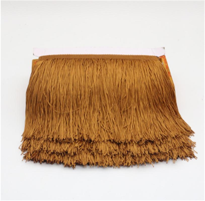 1 yards Long Fringe Lace Tassel Polyester Lace Trim Ribbon Latin dance skirt curtain fringes for sewing DIY Accessories tassle