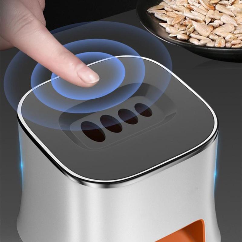 קולפן נטען USB פותחן אגוזים חשמלי נייד פותחני אגוזים פרקטיים קולפן קליפות אגוזים רב-חורי מפלדת אל-חלד