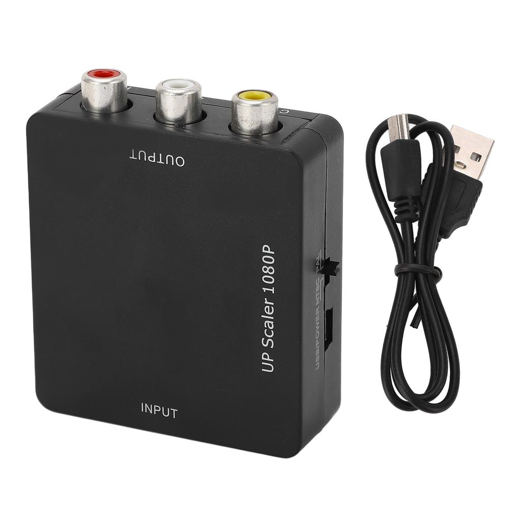 HD To AV Converter HD Multimedia Interface To AV Video Converter Splitter 1080P High Definition RCA Composite Adapter