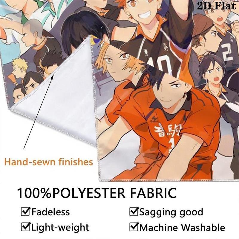 Volleyball anime Pattern Home Decor Tapestry, Wall Hanging, Decorative RV Wall Cloth.MGT0918447