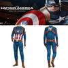 Captain America Kids Boys Cosplay Costume Jumpsuit For Parties And More!