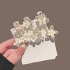 Korean Style Princess Bow Hair Clip for Women - High-End Side Bangs Double Clip Hair Accessory