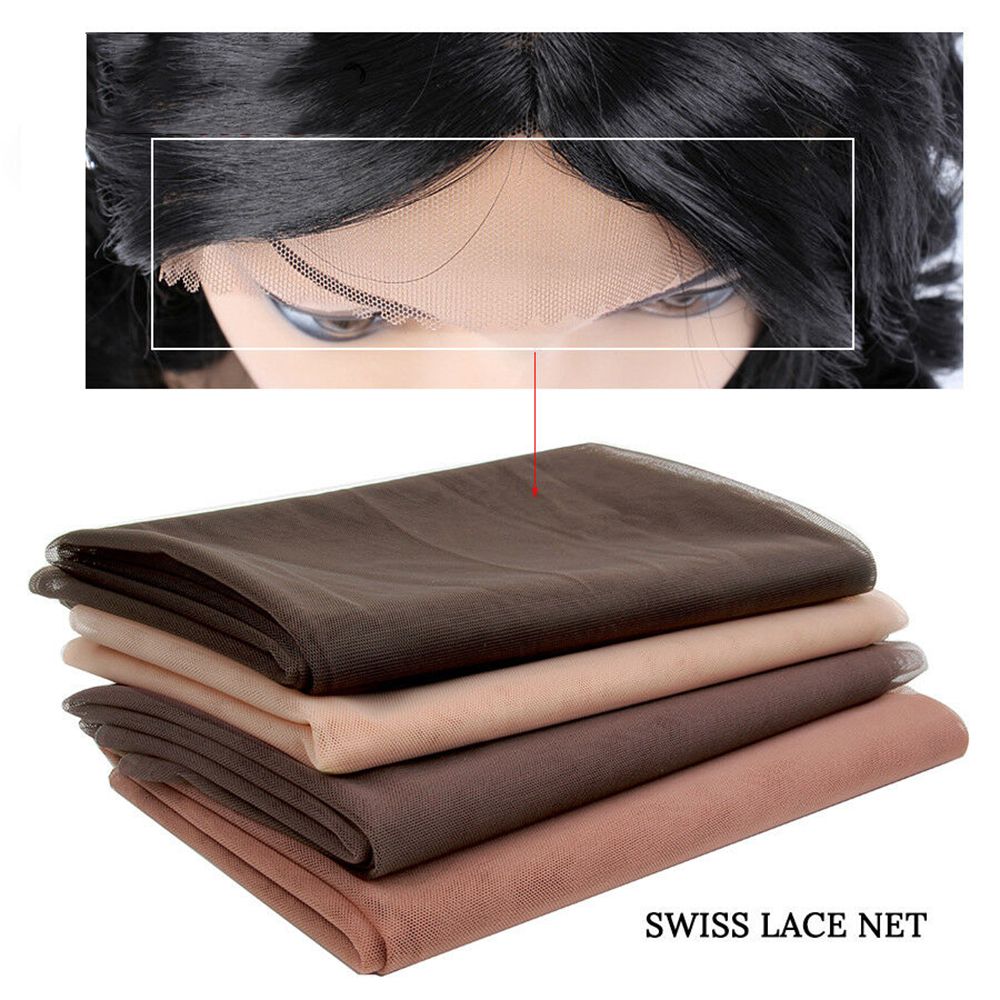 Ventilating Wig Cap For Wig Making Front Lace Hair Net Wig Accessories Swiss Lace Wig Base