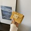 Chic Autumn Casual Mini Square Bag For Women With Soft Pu Leather And Chain Strap