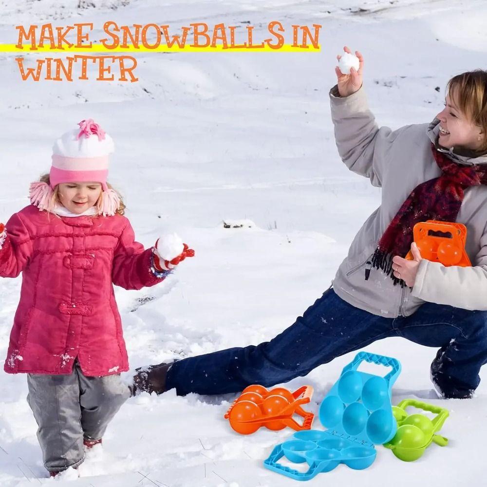 Plastics Snow Ball Mold Tool Wear-resistant Winter Fight Clip Toy  Winter Outdoor