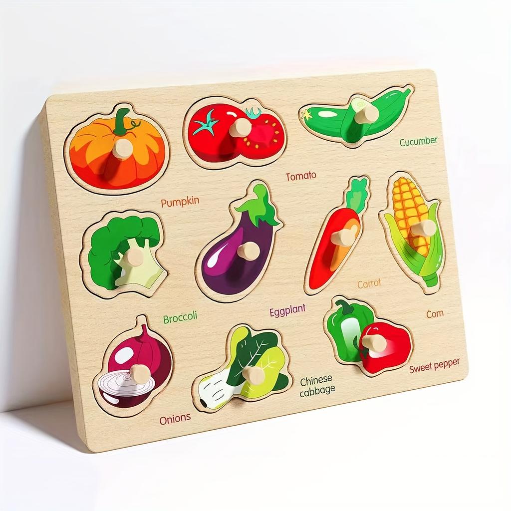 Wooden puzzle toys, suitable for preschool education puzzle toys for young children,