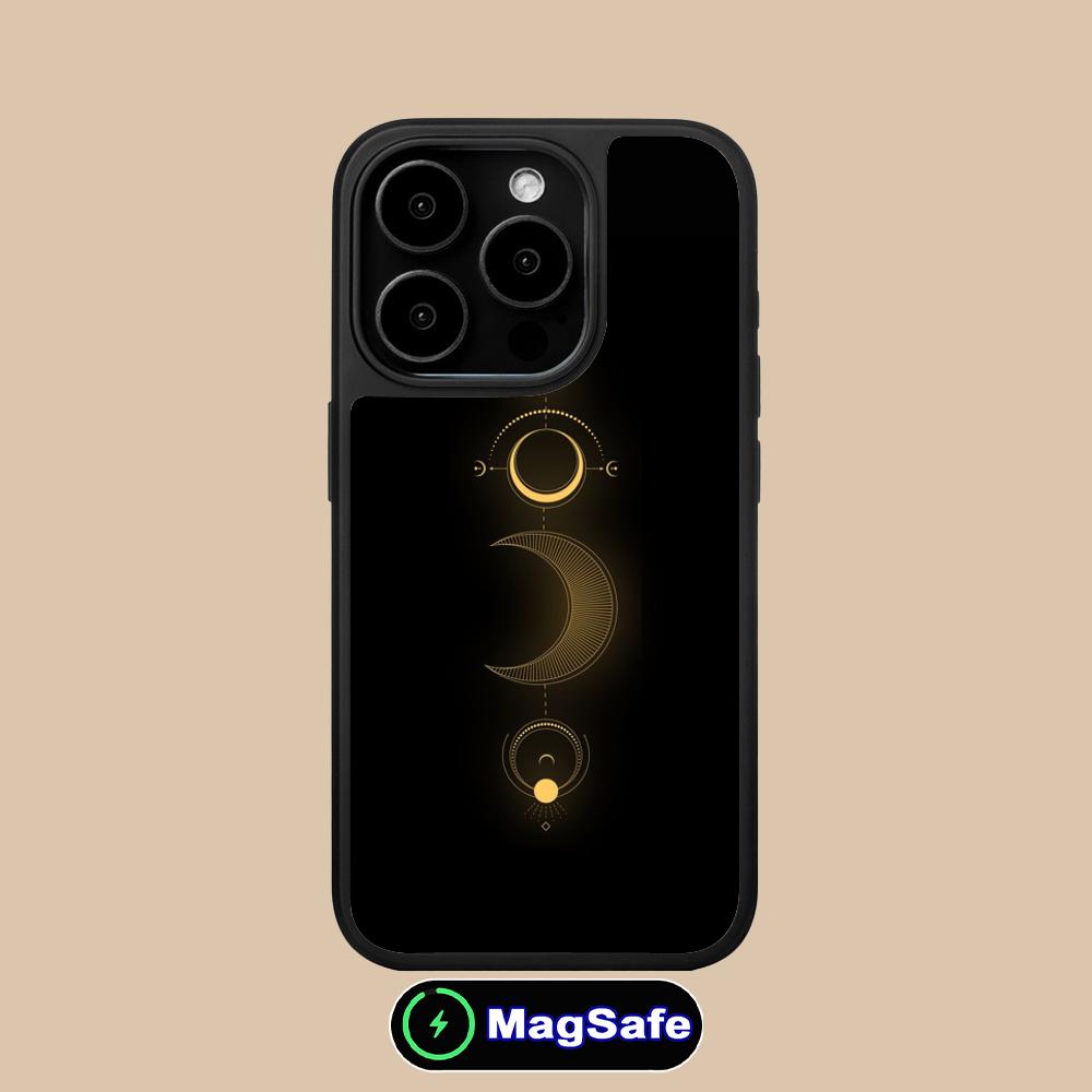 

Sun Moon Mobile Cell Phone Case for iPhone 17 16 15 14 13 12 11 Air Pro Max Plus Magsafe Matte Surface Colorful Cover Pretty iPhone 11