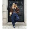Women Vintage Loose Brown Suede Jacket Casual Fashion Outerwear For Ladies