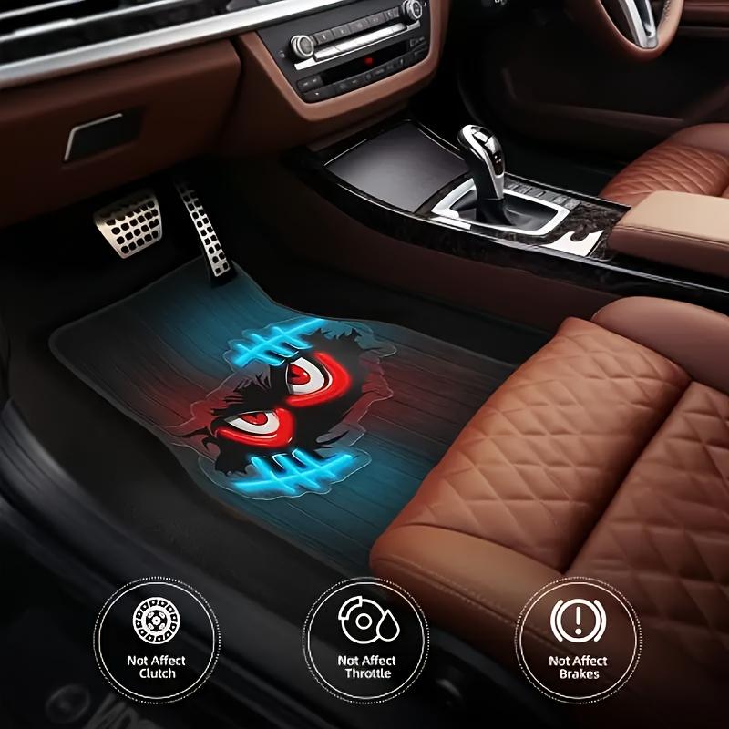 4pcs Ultra Cool Universal Car Floor Mats - Durable Polyester Material, Suitable for All Vehicle Models, Enhances Comfort and Protection