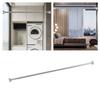 100cm Shower Curtain Rod No Drilling Tension Clothes Rod Stainless Steel Telescopic Curtain Rod for Bathroom Bedroom Kitchen