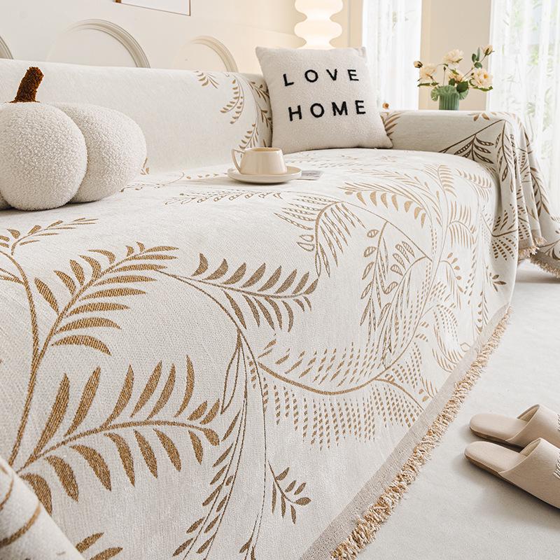 Universal Chenille Sofa Cover: Anti-Scratch, Full Wrap, Four Seasons