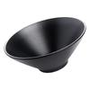 652F High Quality Black Plastic Noodles Bowl Spoon Catering Service Bowl Suitable For Cafeterias And Picnics Easy Maintenance