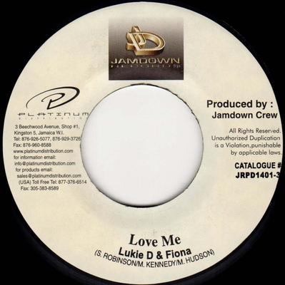 7-Zoll Schallplatte LUKIE D & FIONA / GEORGE NOOKS & AN - Love Me / Joy JRPD14013 Jamdown Records 2001 Jamaika Reggae, Ska & Dub Gebraucht