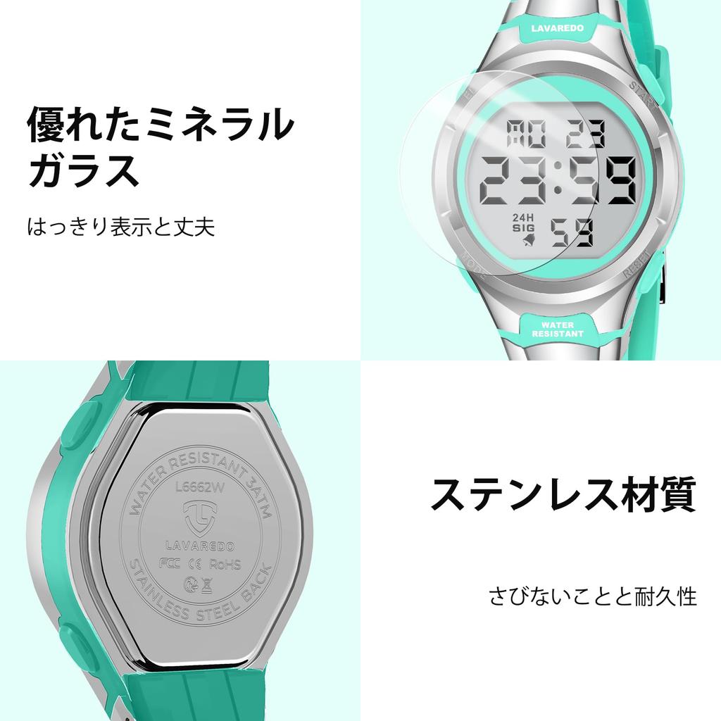 ShunkanSai Digital Watch for Women, Sports Watch, Multifunctional, Date, Day, Alarm, LED Display, Female, Waterproof, Outdoor, Simple Watch, Stylish,