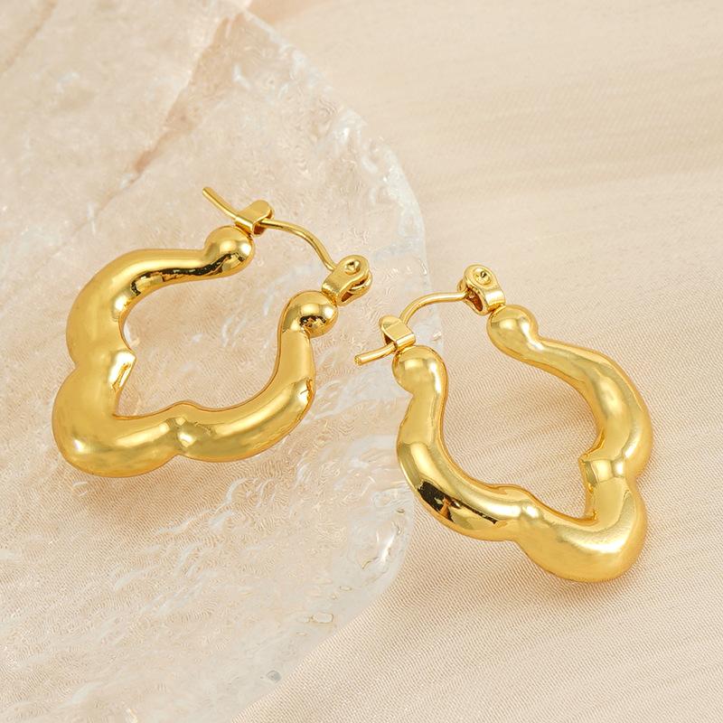 2026 Irregular Earrings Women's Niche Thread Love Retro Temperament Fashion Earrings Ear Buckle