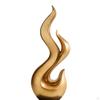 Flammendesign Harzfigur für Desktop-Ausstellung, Einzigartiges Kunstwerk Zuhause