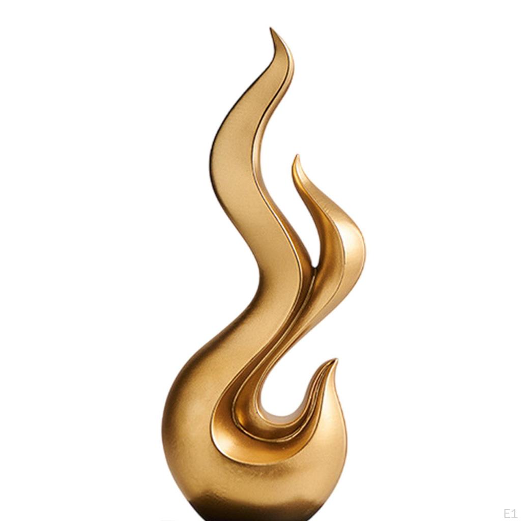Flammendesign Harzfigur für Desktop-Ausstellung, Einzigartiges Kunstwerk Zuhause