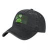 Green Birch Leaves with Drops of Water After Rain Closeup Baseball Cap Cute Dad Hat Visor Unisex Luxury Brand Womens