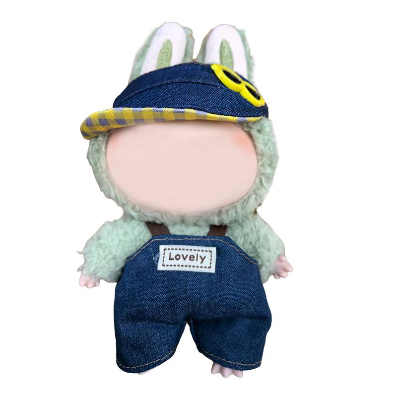 

17см Плюшевая одежда и аксессуары для куклы Лабубу 6,7 Кавайная кукла Мультяшная милая одежда Куклы Рождественский подарок