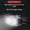 1 Set Multiple Lighting Modes Usb Type-C Rechargeable Bicycle Front Rear Light Led Headlamp Taillight For Night Riding Safety