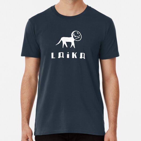 

Laika Dog (White) Premium T-Shirt S to 5XL Made in the AU/USA T-Shirt 4XL
