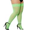 Extra Großer Spitzen-Top Oberschenkelhohe Socken Damen Übergröße 5XL