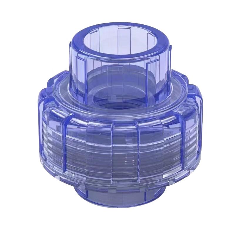 HENGDUNDA Transparent PVC Quick Connect Union Pipe Fitting