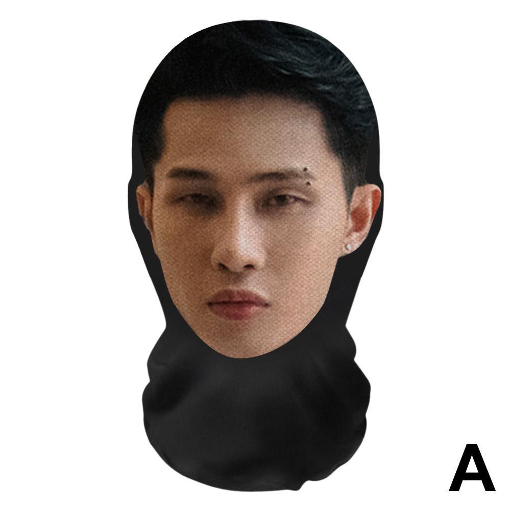 Nová 3D tištěná celoobličejová maska Elastická síťovina Pro Unisex Cosplay Pokrývka hlavy Párty Simulace Kukla Čepice Pokrývka hlavy Prodyšná Rekvizita