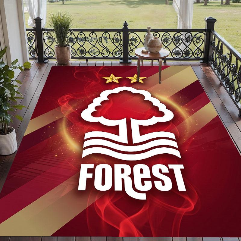 Soft Floor Carpet Nottingham Forest Pattern Area Rug Decorative Mat For Home Room Decoration