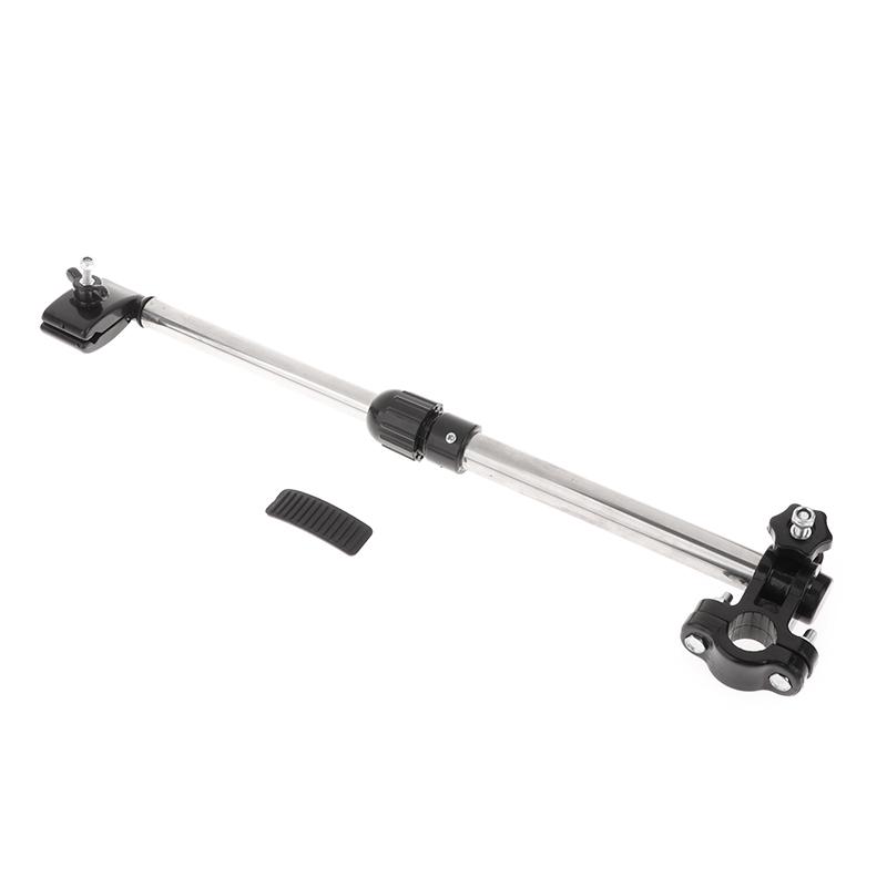Wheelchair Umbrella Attachment Wheelchair Stroller Umbrella Attachment Stainless Steel Handle Holder Clamp Supporter Connector