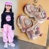 Children's sports shoes 2025 autumn new girls fashion casual dad shoes medium and older children's mesh breathable running shoes