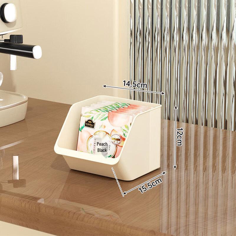 PET Desktop Storage Box for Tea & Snacks