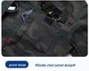 Unisex Elastic Workwear Set, Camouflage, Cotton Thread, Ideal for Welding, Auto Repair, Anti-Scald, Wear-Resistant, Labor Protective.