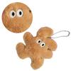 Eye Catching Rabbit Keychain Accessory Cute Rabbit Toy with Swing Ears Soft Stuffed Doll Keychain for Car or Backpack