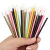 100Pcs Disposable Lip Brush Eyelash Extension Makeup Brushes Lash Extension Mascara Applicator Lipstick Wands Cosmetic Tools