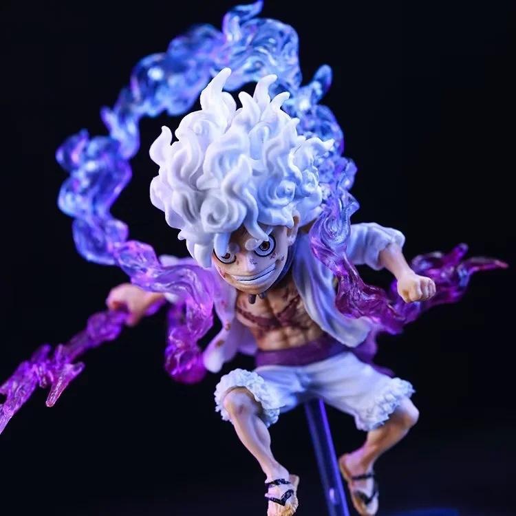 One Piece Gear 5 Sun God Nika Luffy Anime Figures Pvc Model Toys 10cm
