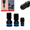 3Pcs 1/2 3/8 1/4-Inch Impact Hex Converter Square Drive To Hex Socket  Motorcycle Repair Tool