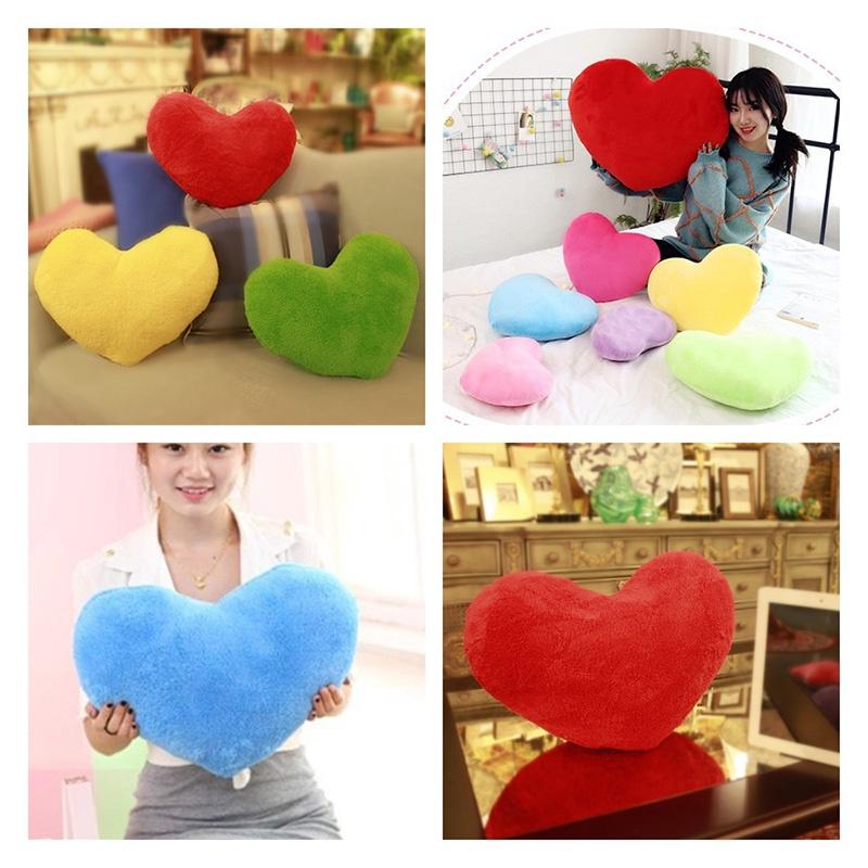 Soft And Cuddly Heart-shaped Plush Pillow For Teens And Adults