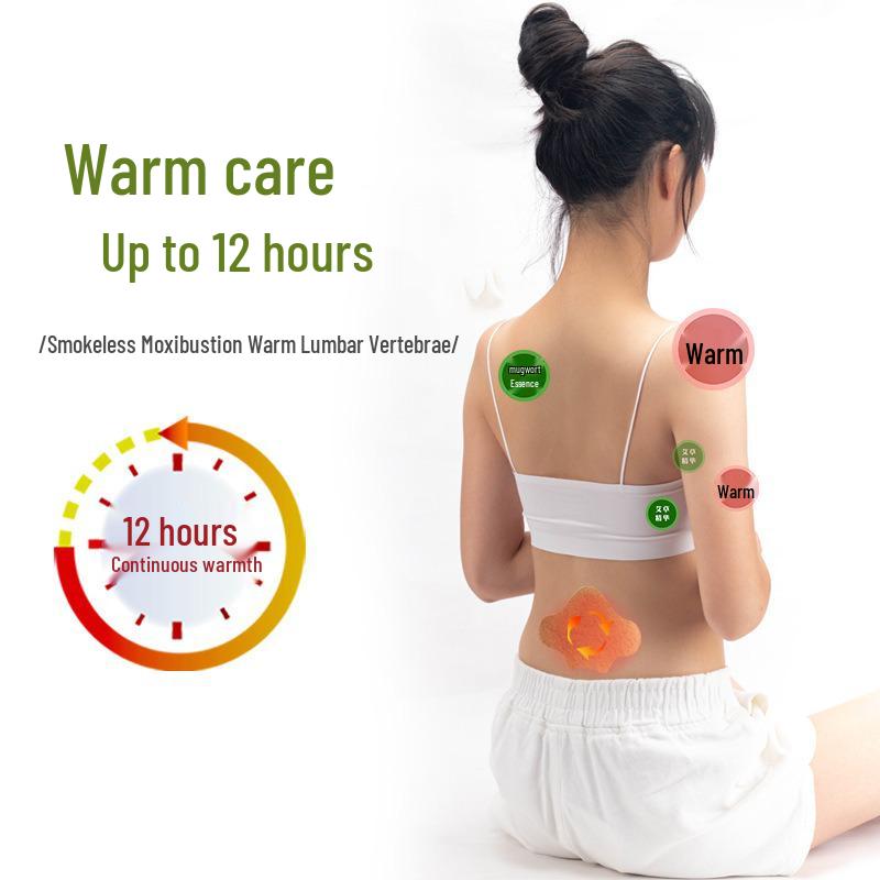 Mugwort Self-Heating Heat Patch for Cervical, Lumbar, and Knee Joint Relief