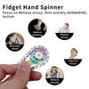 Spinner Fidget cu Lanț de Angrenaje, Giroscop de Vârf de Deget, Jucărie pentru Reducerea Stresului, Transmisie cu Lanț de Angrenaje de Bicicletă Simulat, Jucărie de Masaj pentru Exerciții de Degete