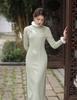 New Chinese-style women's clothing, winter velvet and thicker improved cheongsam, young slim and thin skirts can be worn every day