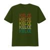 Kelce Vintage Retro T Shirt Vintage Washed Soft Unisex Breathable Homme Versatile Stretched Casual Comfortable Slightly Graphic