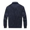 Leadway Nautica Plus Size Men's Business Casual Jacket - Spring/Autumn Loose Fit, Turn-Down Collar.