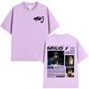 Rapper Milo J 166 Album Merch T Shirts Unisex Women Clothing Fashion Hip Hop Tshirt Cotton Casual Short Sleeve Tshirts Streetwear