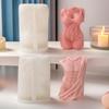 Unisex Silicone Bust Mold for Aromatherapy Candle with Women's Abs & Men's Camisole Design