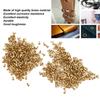 500Pcs Hollow Rivet Brass Decorative Through Hole Excellent Corrosion Resistance Copper   Eye Buckles