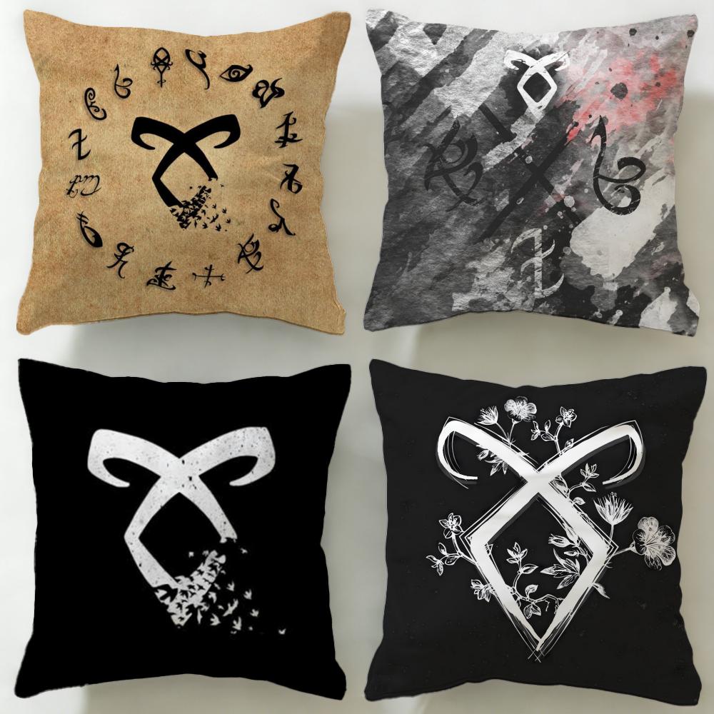 classic TV series Shadowhunters Cushion Cover Soft EasyWash Pillow Case Versatile for Couch Bed Travel and Office