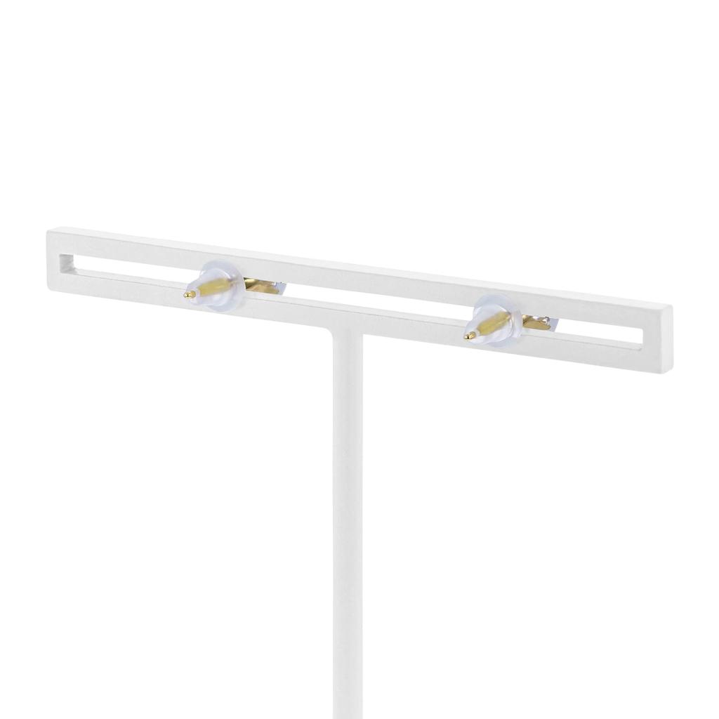 ESTELLE [Official] Women's Earrings, 18K Yellow Gold with Cubic Zirconia (L) 0231-3428-0018-0000